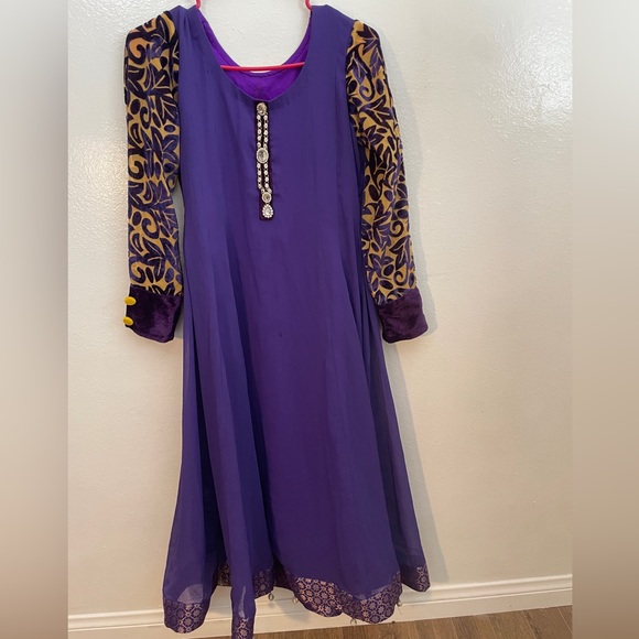 Pakistani long dress+dopatta - Picture 10 of 13